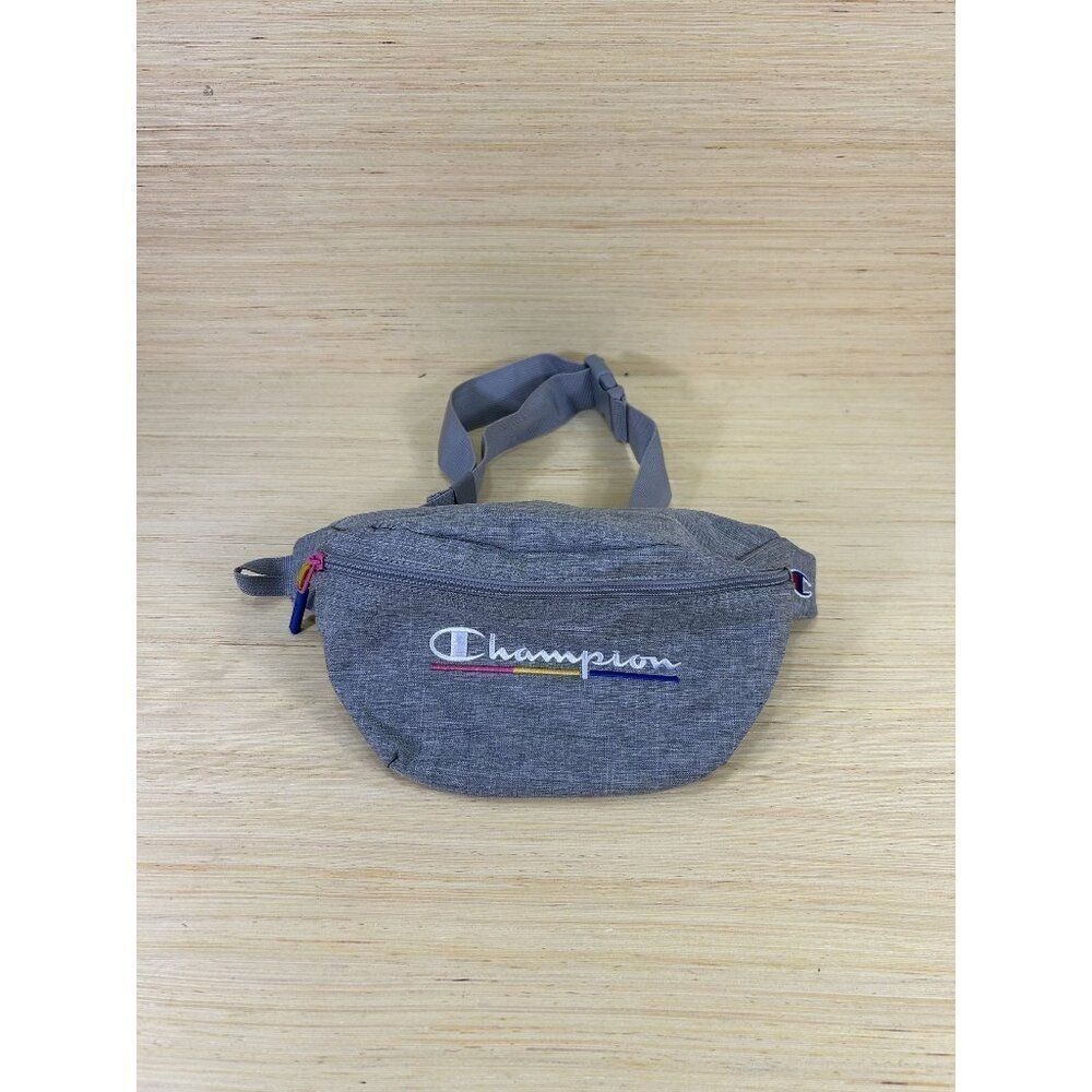 Champion Grey Graphic Waist Buckle Fanny Bag Pack